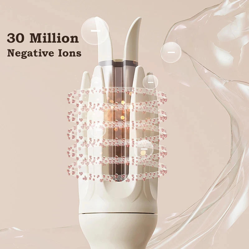 Automatic Hair Curler 28Mm Negative Ions Electric Ceramic Curling Hair Stick Rotating Curl Waves Anti-Tangle Curling Iron Styler